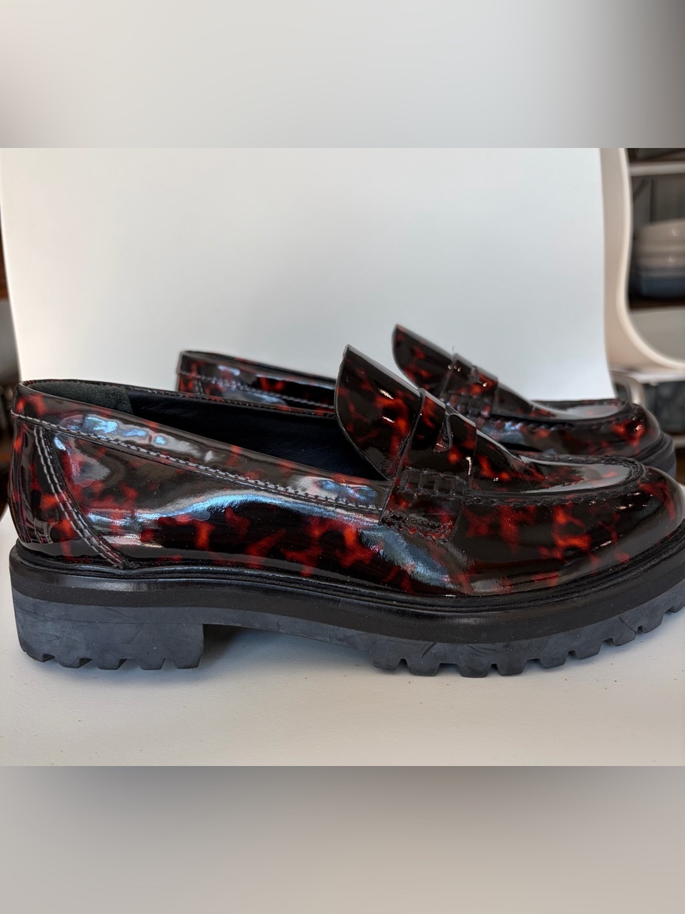 Reformation Agathea Chunky Loafer size 8.5